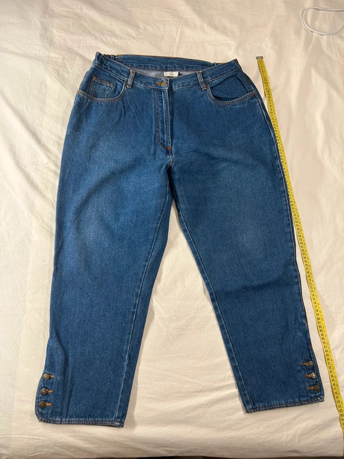 Jean droit bleu marine blancheporte taille 48